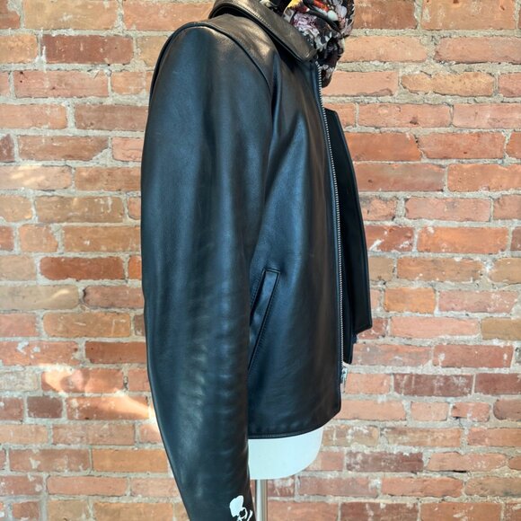 Mastermind Japan × Vanson Leather Lambskin Bomber Jacket - Picture 7 of 9